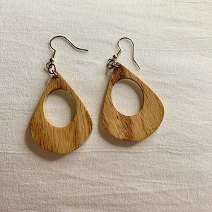 Wooden Dangle Earrings